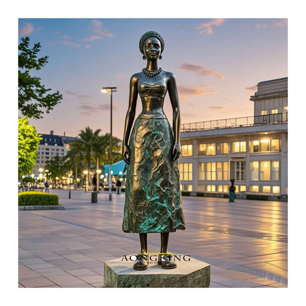 Heritage Bronze Woman Sculpture