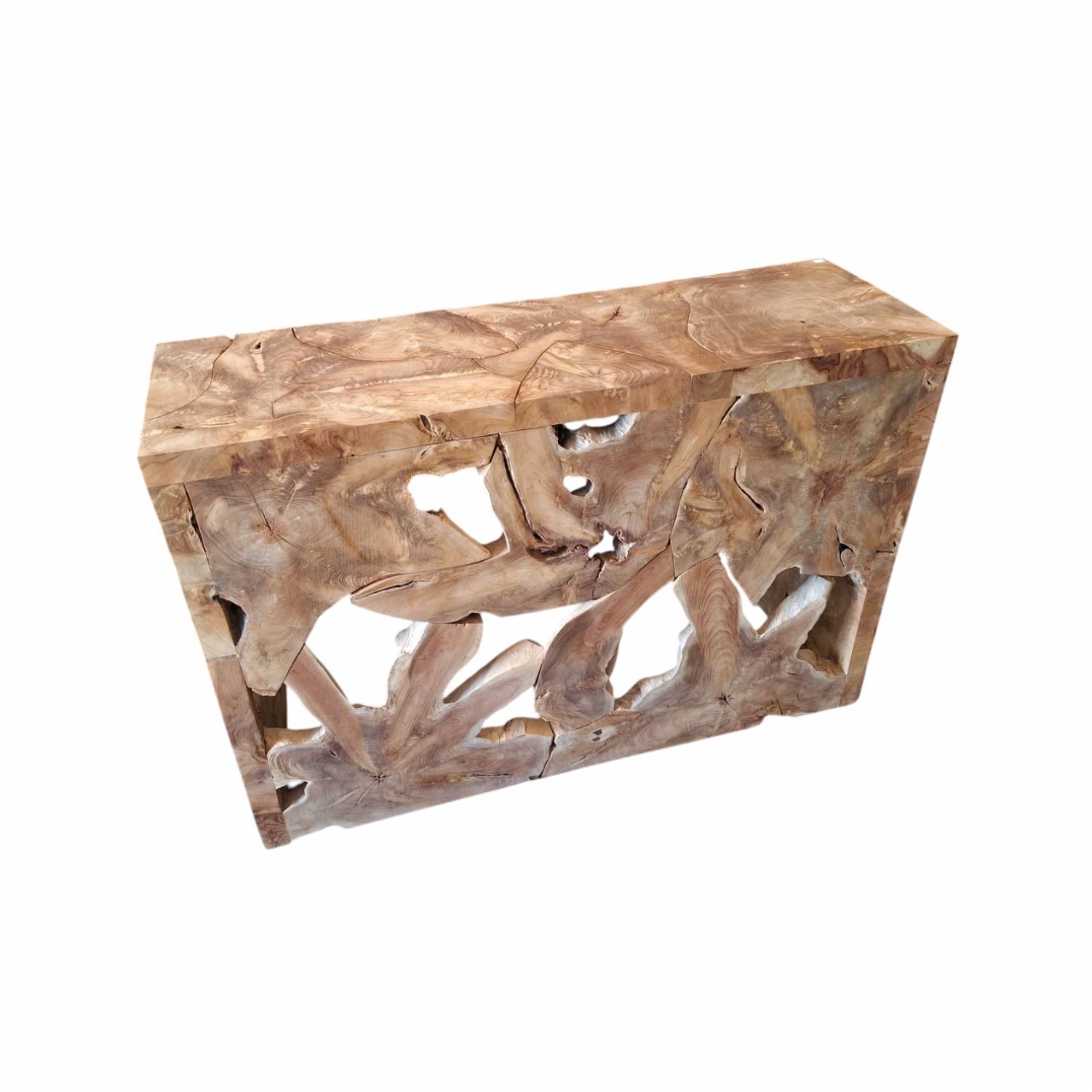 Indonesian Teak Root Console Table - Image 6