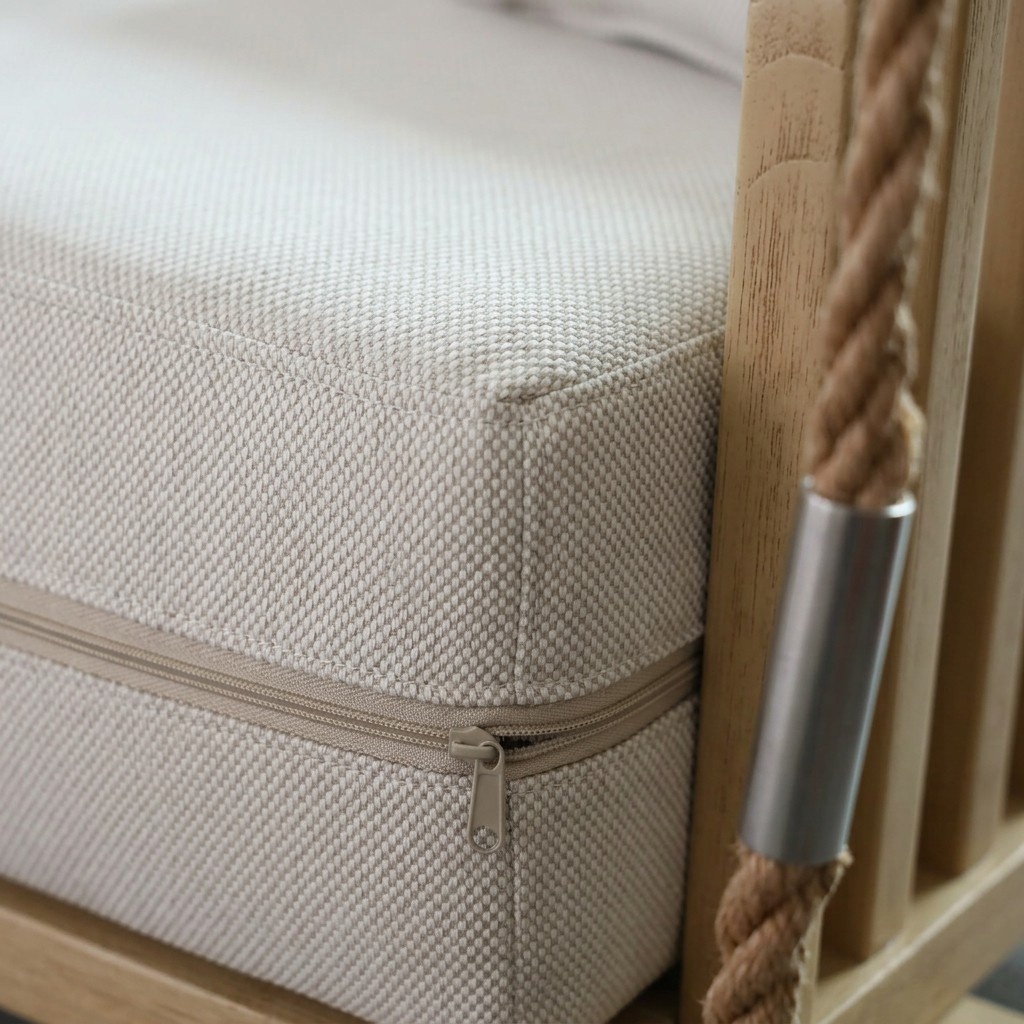 Luxury Teak Hanging Daybed Swing - Image 5