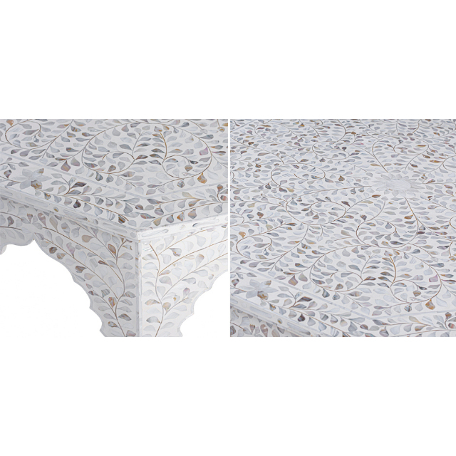Moroccan Octagonal Inlay Coffee Table - Image 3